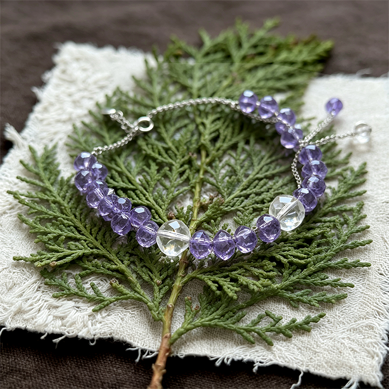 Twilight Iris – Lavender Bracelet for Dreaminess & Grace
