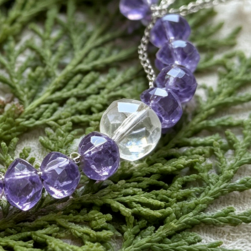 Twilight Iris – Lavender Bracelet for Dreaminess & Grace