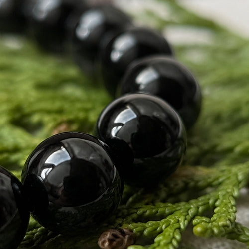 Insight Stone – Silver Obsidian Bracelet for Clarity & Intuition