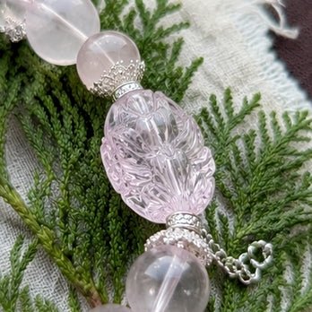 Love Code – Rose Quartz Crystal Bracelet for Romance Symbolism