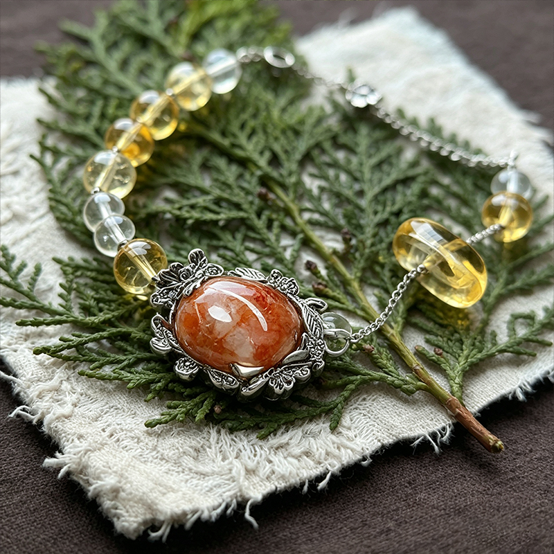 Sunset Rose – Vintage-Style Chain for Tenderness & Joy