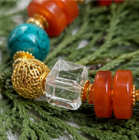 Sunlit Glow – Amber Tone Bracelet for Energy & Joy