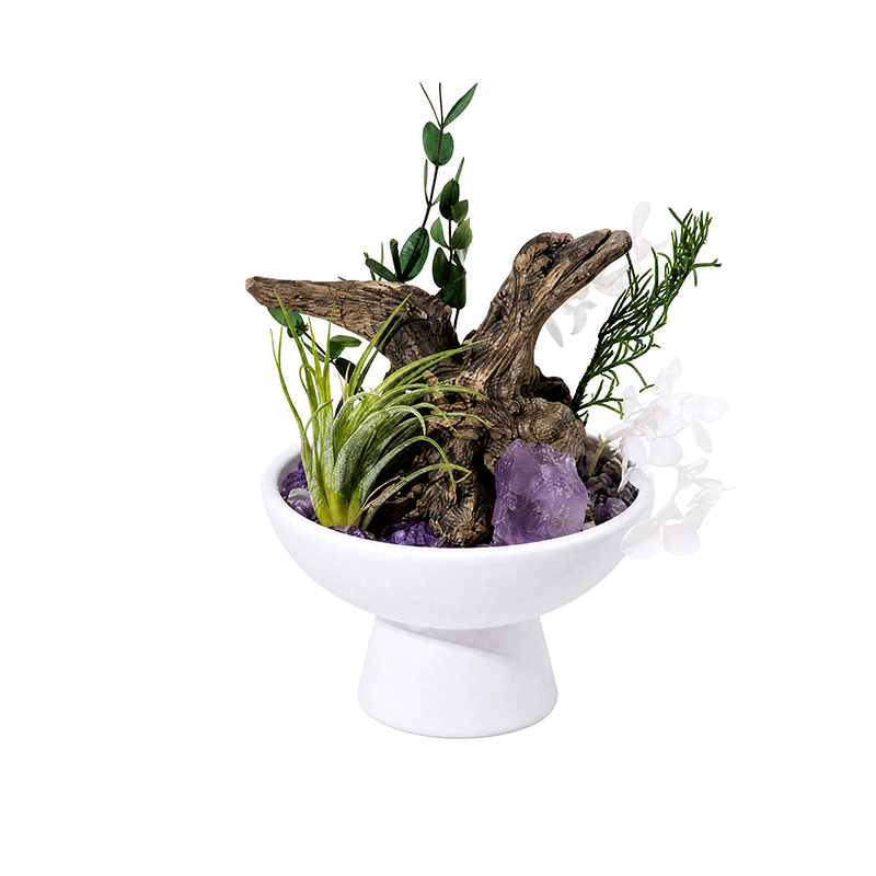 Lavender Mist – Amethyst Cluster Fragrant Sleep Aid Decor – thumbnail 1