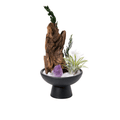Midnight Sage – Amethyst & Clear Quartz Scented Desk Decor