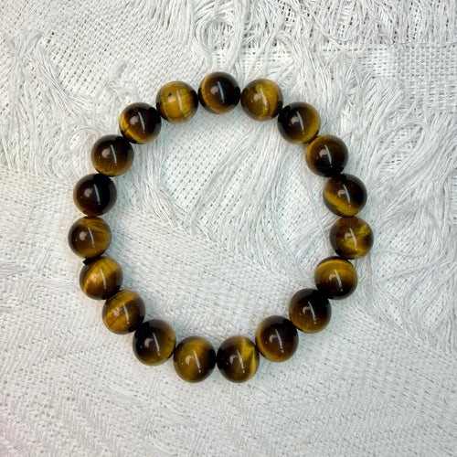 Brave Heart – Tiger's Eye Bracelet for Courage & Confidence – alternate view