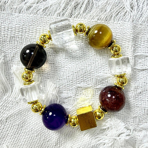 Clear Vision – Protection Stone Bracelet for Clarity & Strength – alternate view