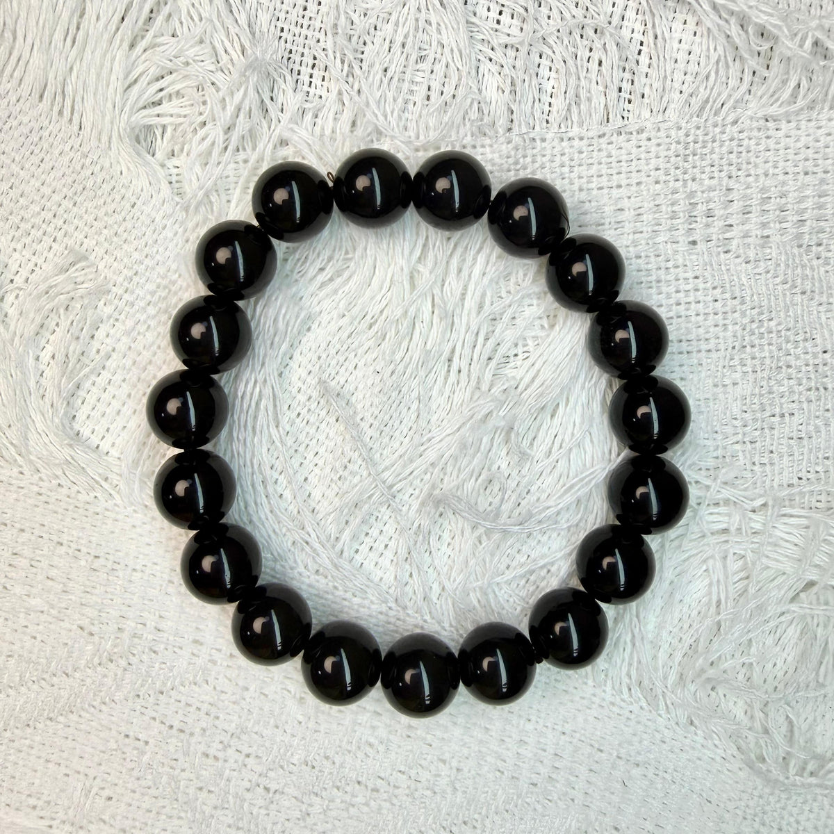 Deep Obsidian Bracelet for Release & Inner Empowerment