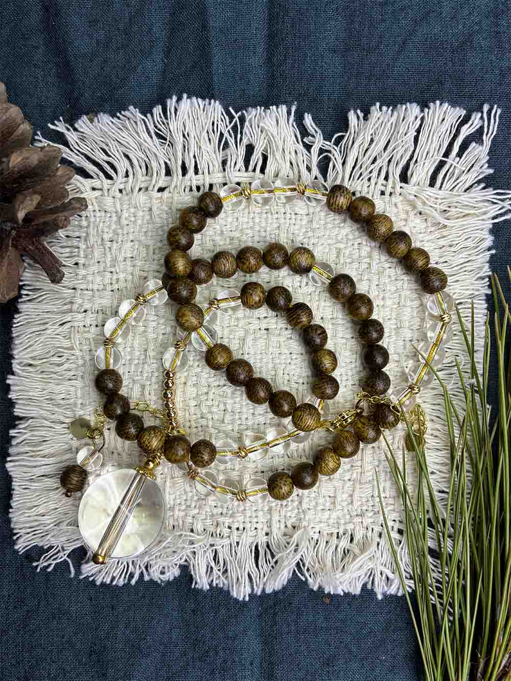 Vintage Film – Earthy Tone Bracelet for Comfort & Reflection – thumbnail 1