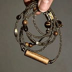 Evening Sound Reminiscence – Natural Smoky Quartz Seed Bead Multi-Wrap Bracelet