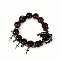 Guardian Stone – Red Tiger Eye & Obsidian Bracelet for Protection
