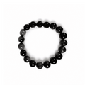Insight Stone – Silver Obsidian Bracelet for Clarity & Intuition
