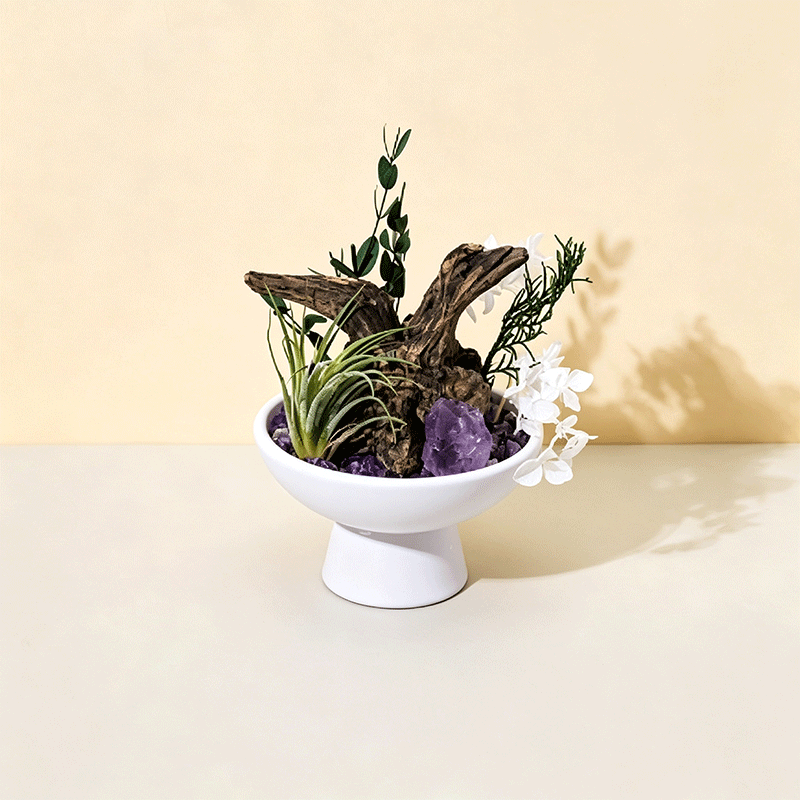 Lavender Mist – Amethyst Cluster Fragrant Sleep Aid Decor – thumbnail 3