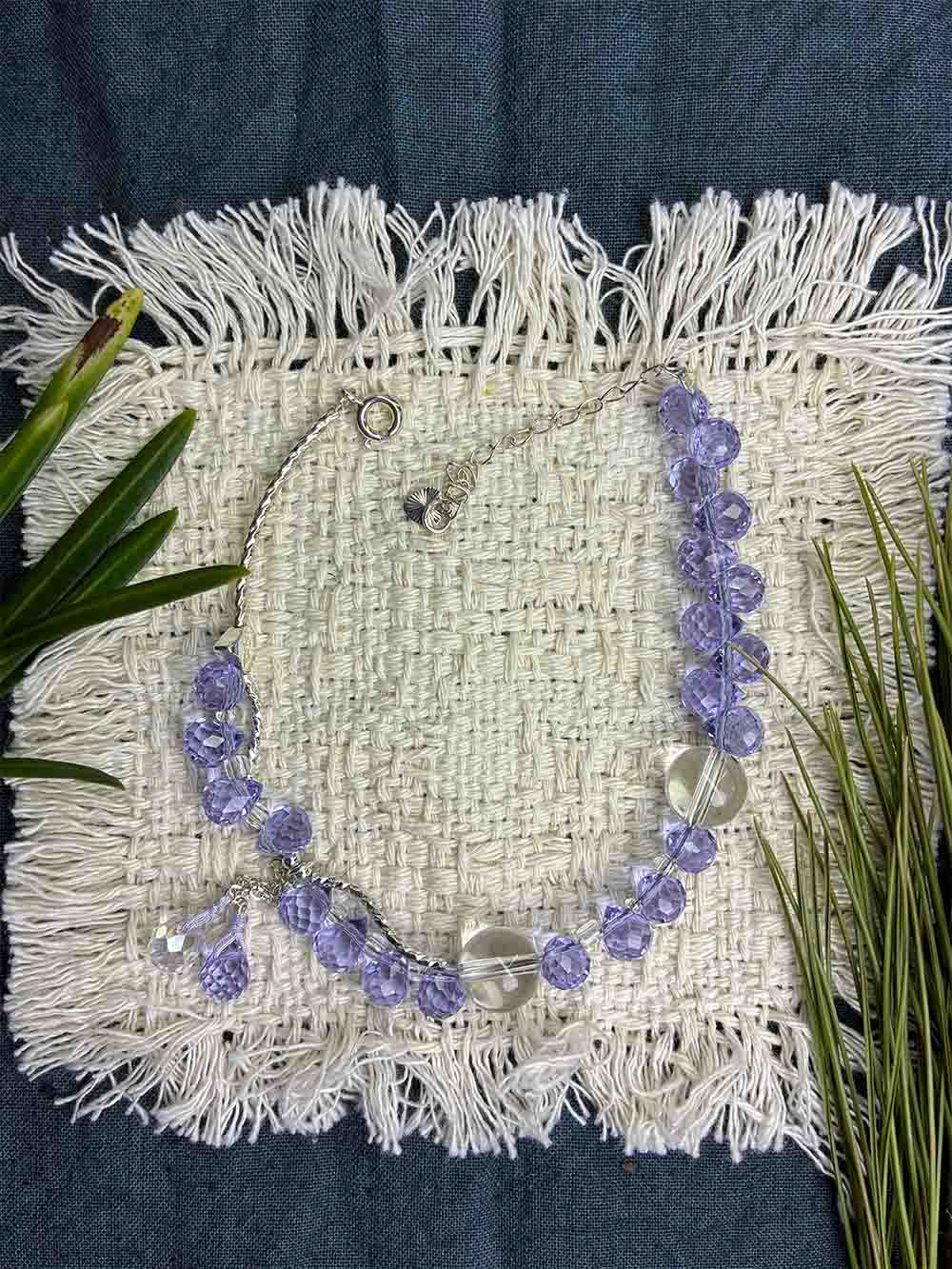 Twilight Iris – Lavender Bracelet for Dreaminess & Grace – thumbnail 1