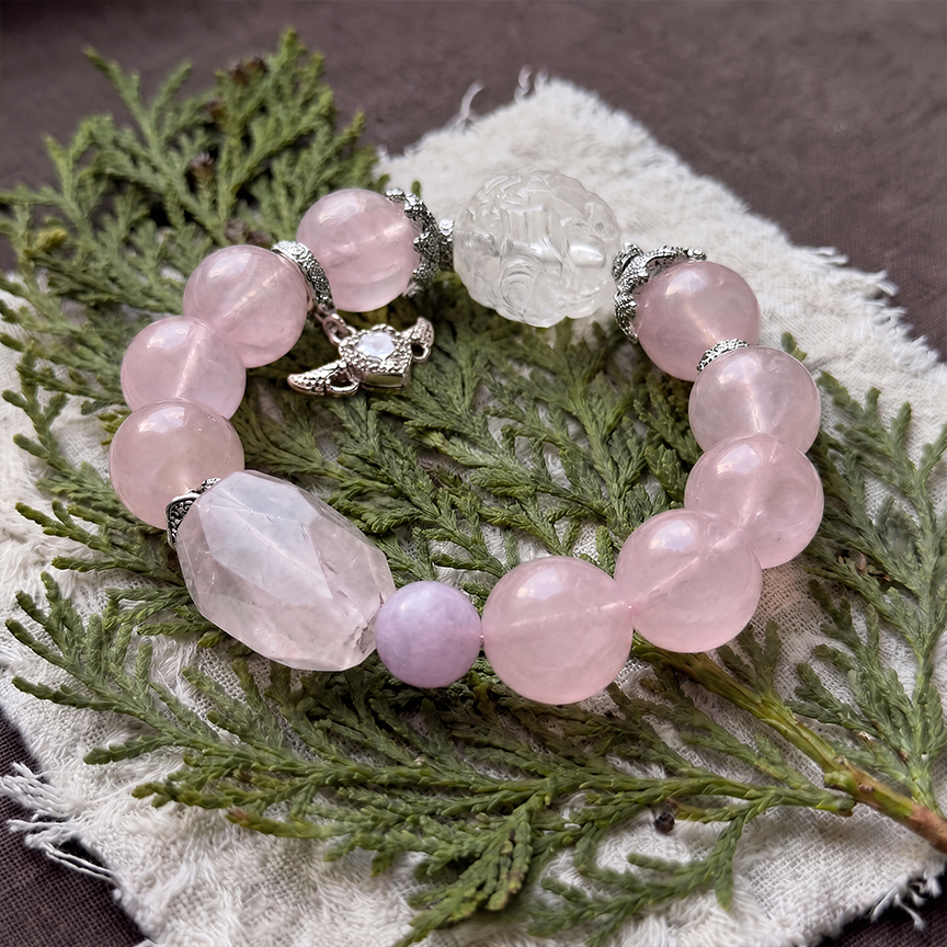 Love Code – Rose Quartz Love Bracelet