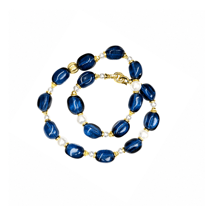 Midnight Sky – Royal Blue Necklace for Calm & Confidence – main product image