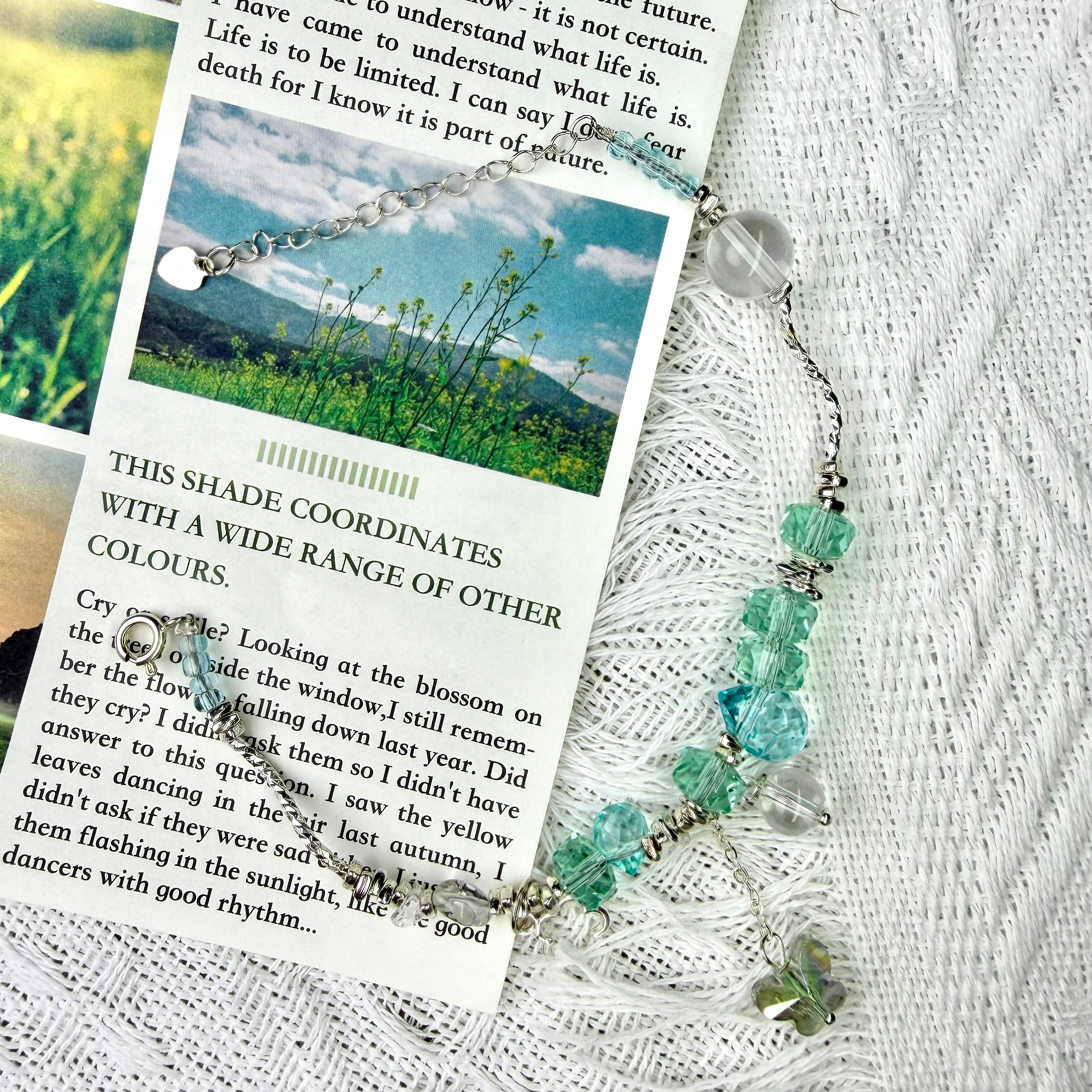 Mint Breeze – Aqua Green Bracelet for Coolness & Clarity – product image 2