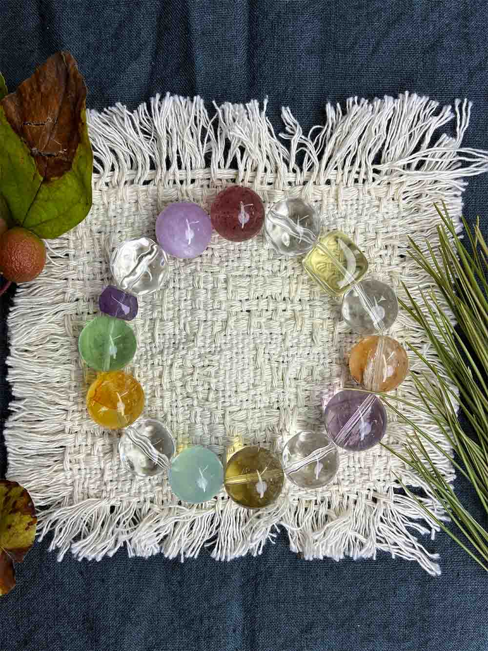 Vibrant Mix – Multi‑Stone Crystal Bracelet for Wellness Symbolism – main product image