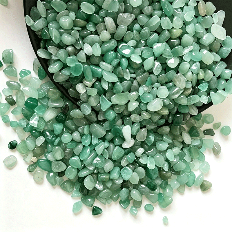 Natural Green Aventurine Gravel for Luck, Growth & Heart Harmony