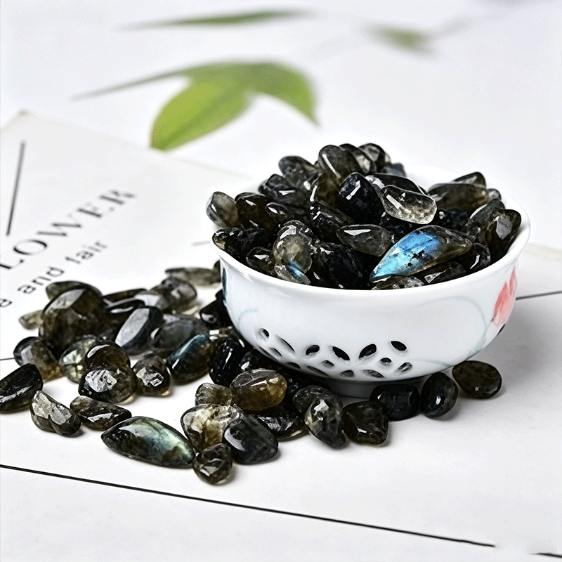 Genuine Lazulite Crystal Gravel for Mental Clarity & Inner Peace