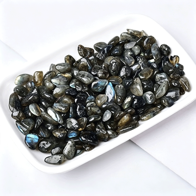 Natural Lazulite Crystal Gravel, Loose Raw Chips For Aromatherapy Diffuser & Decor