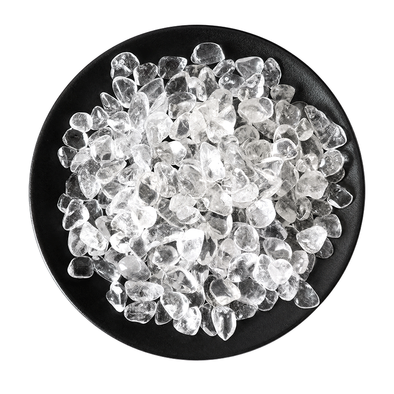 Natural White Quartz Crystal Gravel – Bulk Aromatherapy Stones – main product image
