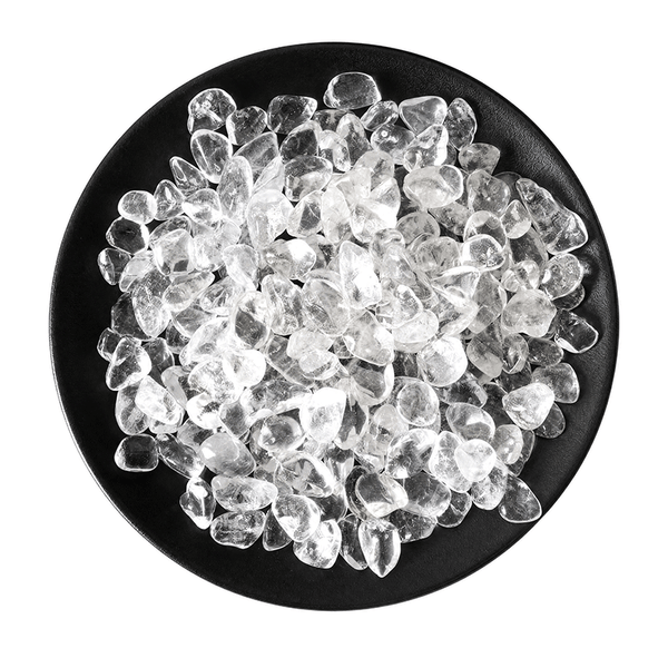 Natural White Quartz Crystal Gravel – Bulk Aromatherapy Stones