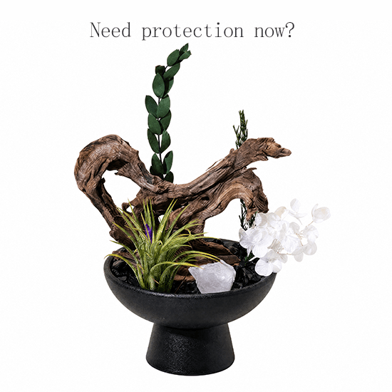 Obsidian Shield – Protection Crystal Oil Diffuser with Black Sand
