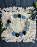 Ocean Destiny – Aquamarine Mixed Crystal Bracelet for Fate Symbolism