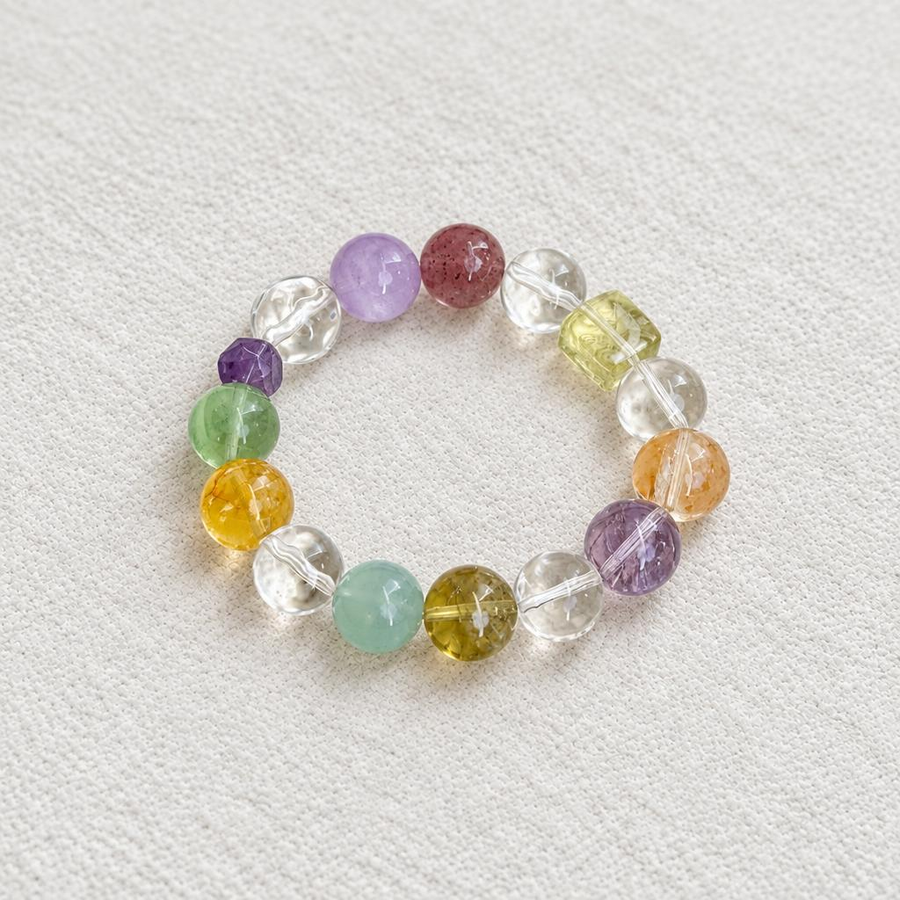 Peaceful Tranquility – Chromatic Gem Sphere Bracelet