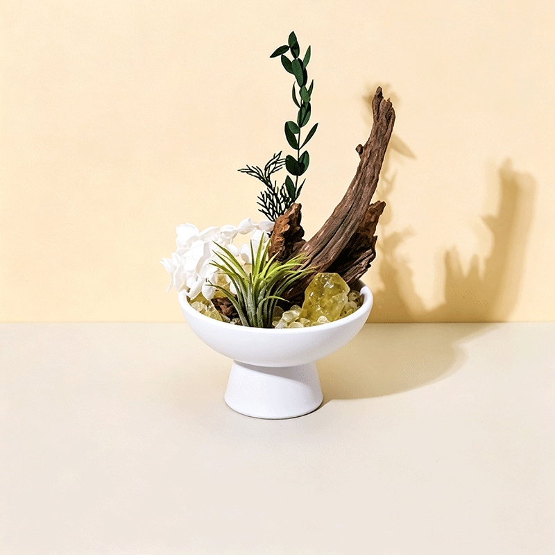Solar Glow – Citrine Crystal Aroma Centerpiece – thumbnail 3