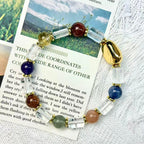 Success Flow – Green Phantom & Clear Quartz Bracelet for Career and Growth
