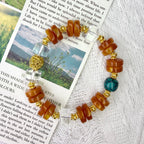 Sunlit Glow – Amber Tone Bracelet for Energy & Joy