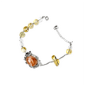 Sunset Rose – Vintage-Style Chain for Tenderness & Joy