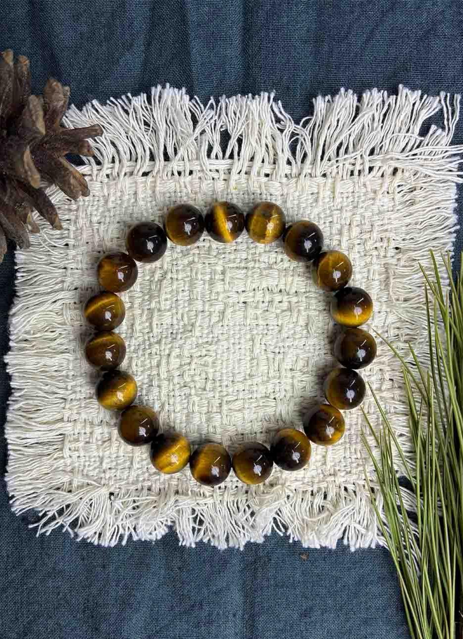 Brave Heart – Tiger's Eye Bracelet for Courage & Confidence – main product image