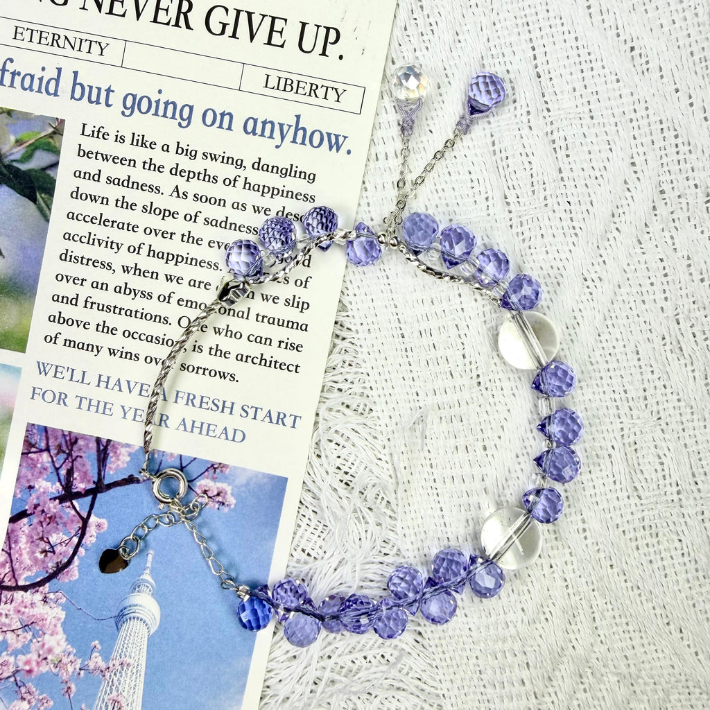 Twilight Iris – Lavender Bracelet for Dreaminess & Grace – thumbnail 2