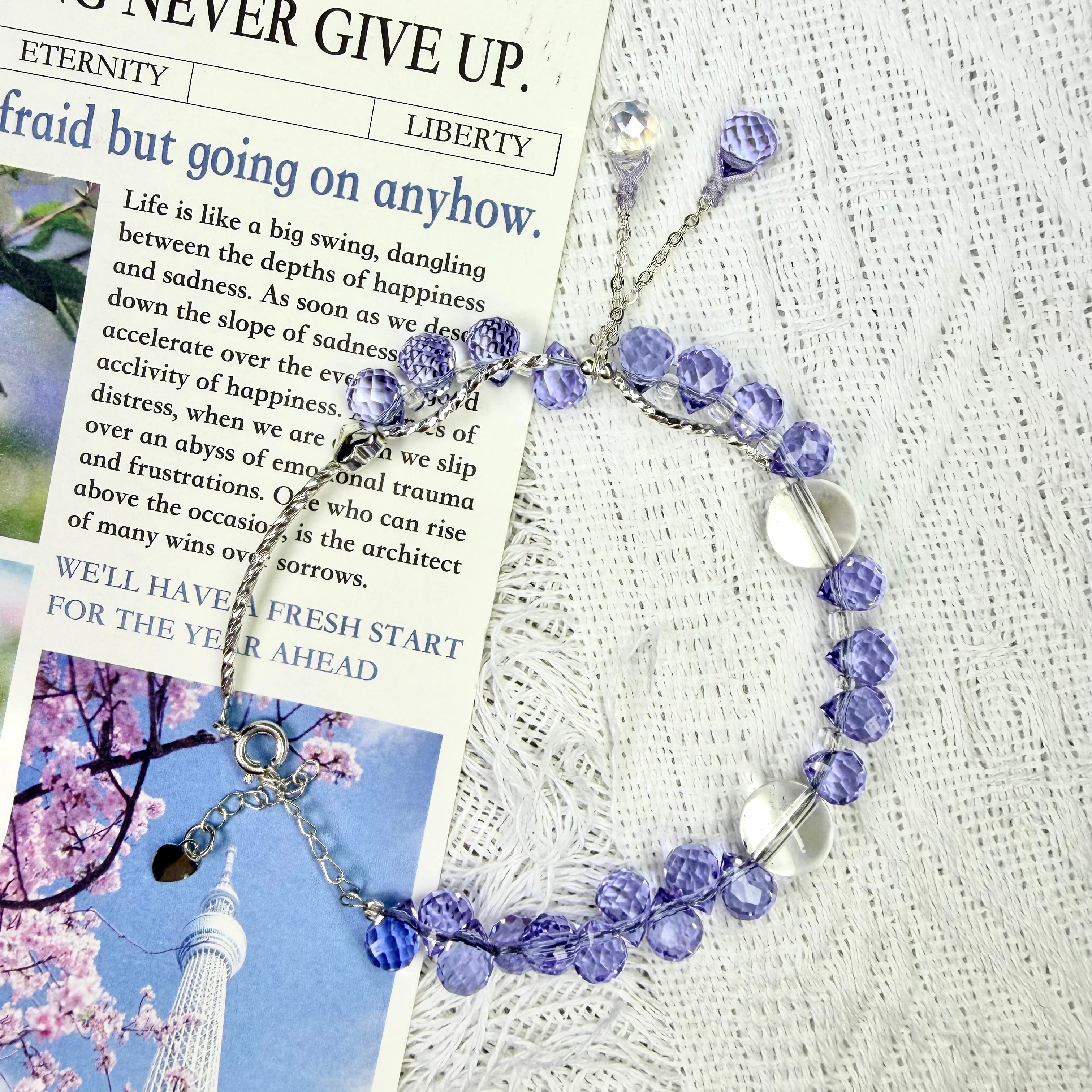 Twilight Iris – Lavender Bracelet for Dreaminess & Grace – product image 2
