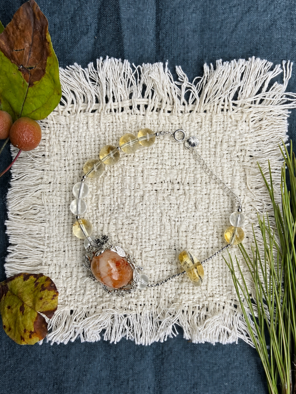 Sunset Rose – Vintage-Style Chain for Tenderness & Joy