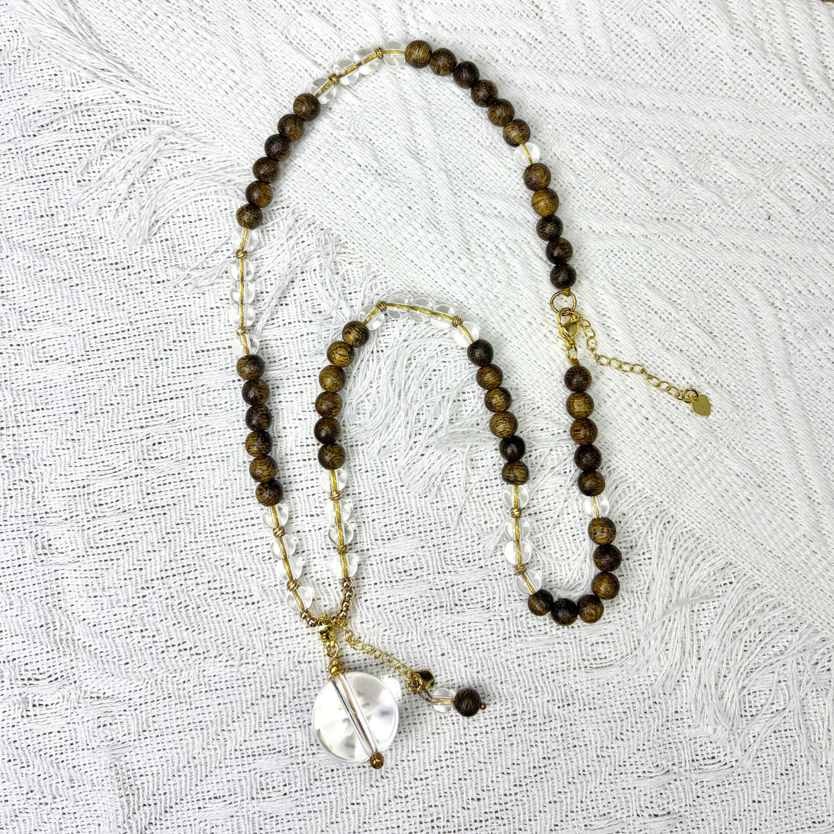 Retro Earth‑Tone Wood Bracelet For Grounded Slow‑living Aesthetic